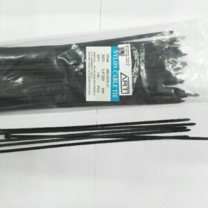 ABRAZADERA NYLON NEGRA 25CM (X 100)